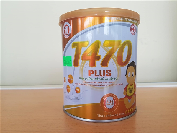 Sữa bột T470 Plus 400g dành cho trẻ 6 - 36 tháng tuổi