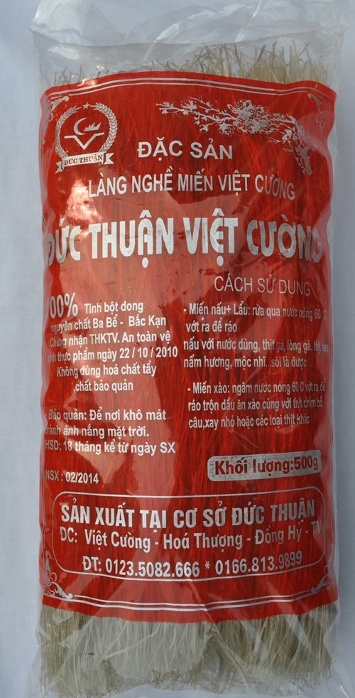 Miến Việt Cường gói đỏ 500g