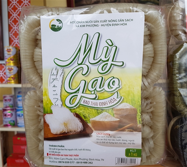 Mỳ gạo Bao thai Định Hóa 1kg