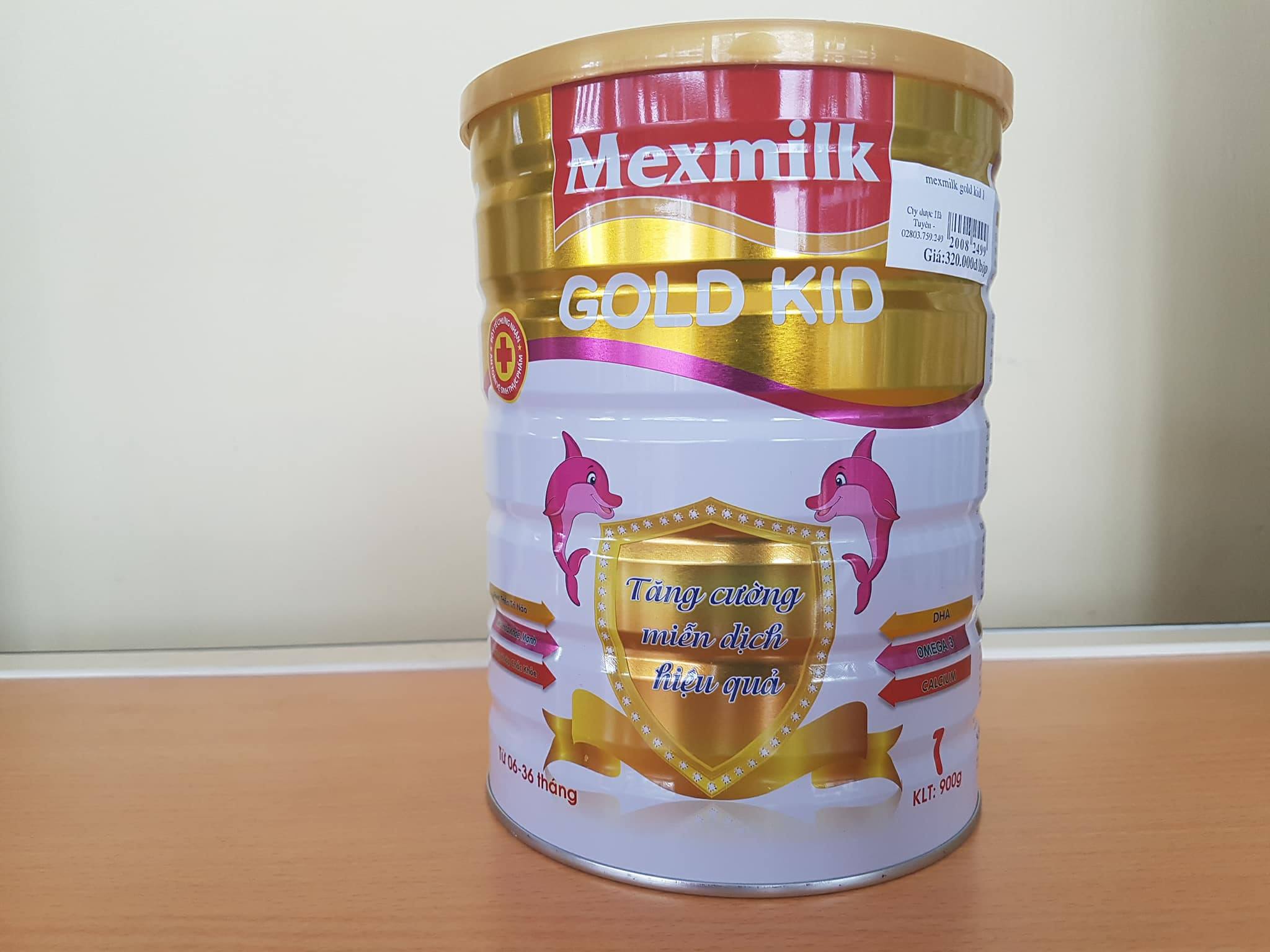 Sữa bột Mexmilk Goldkid 1 900g - cho trẻ từ 6 - 36 tháng