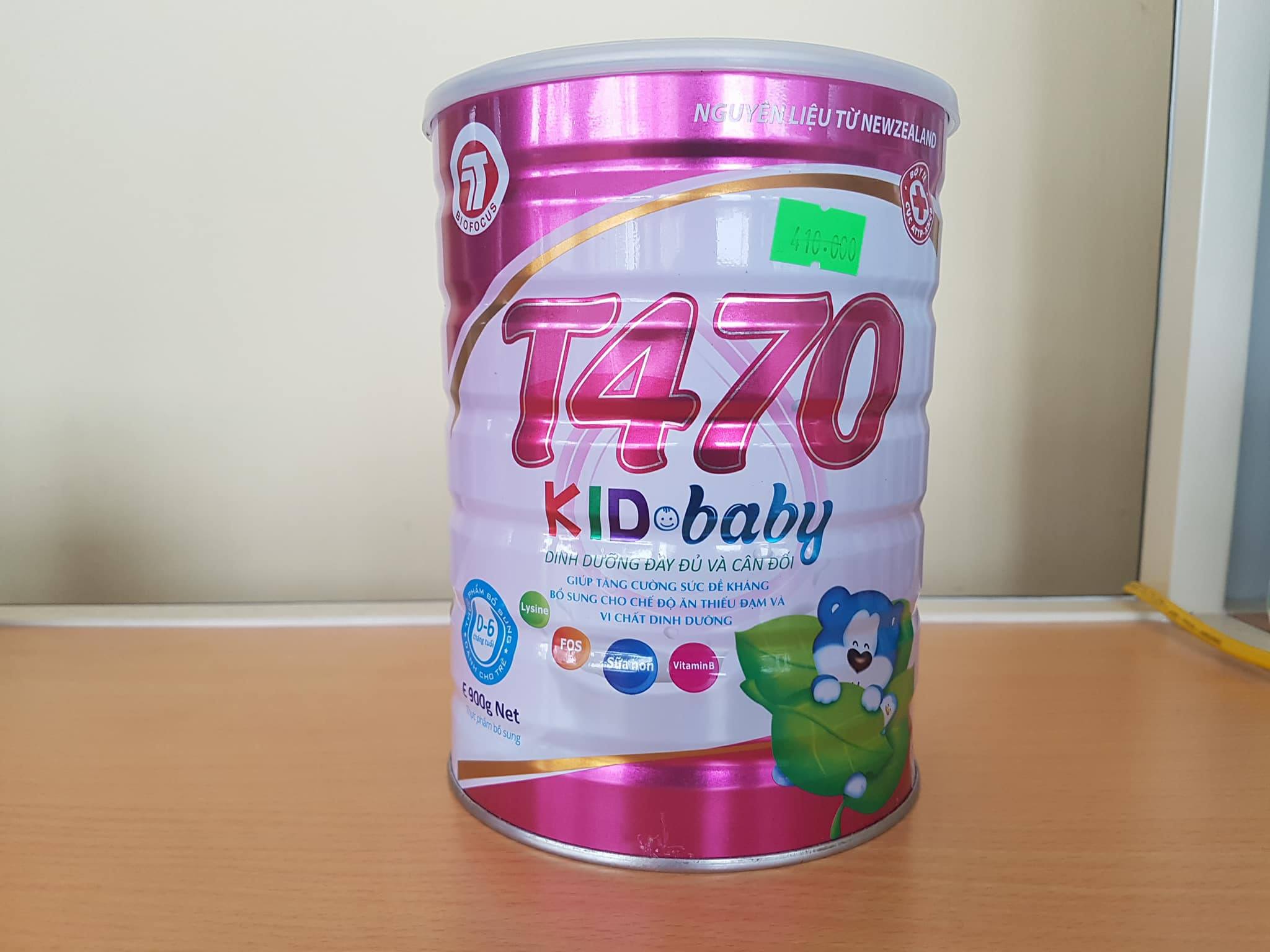 Sữa bột T470 Kid baby 900g dành cho trẻ 0 - 6 tháng tuổi
