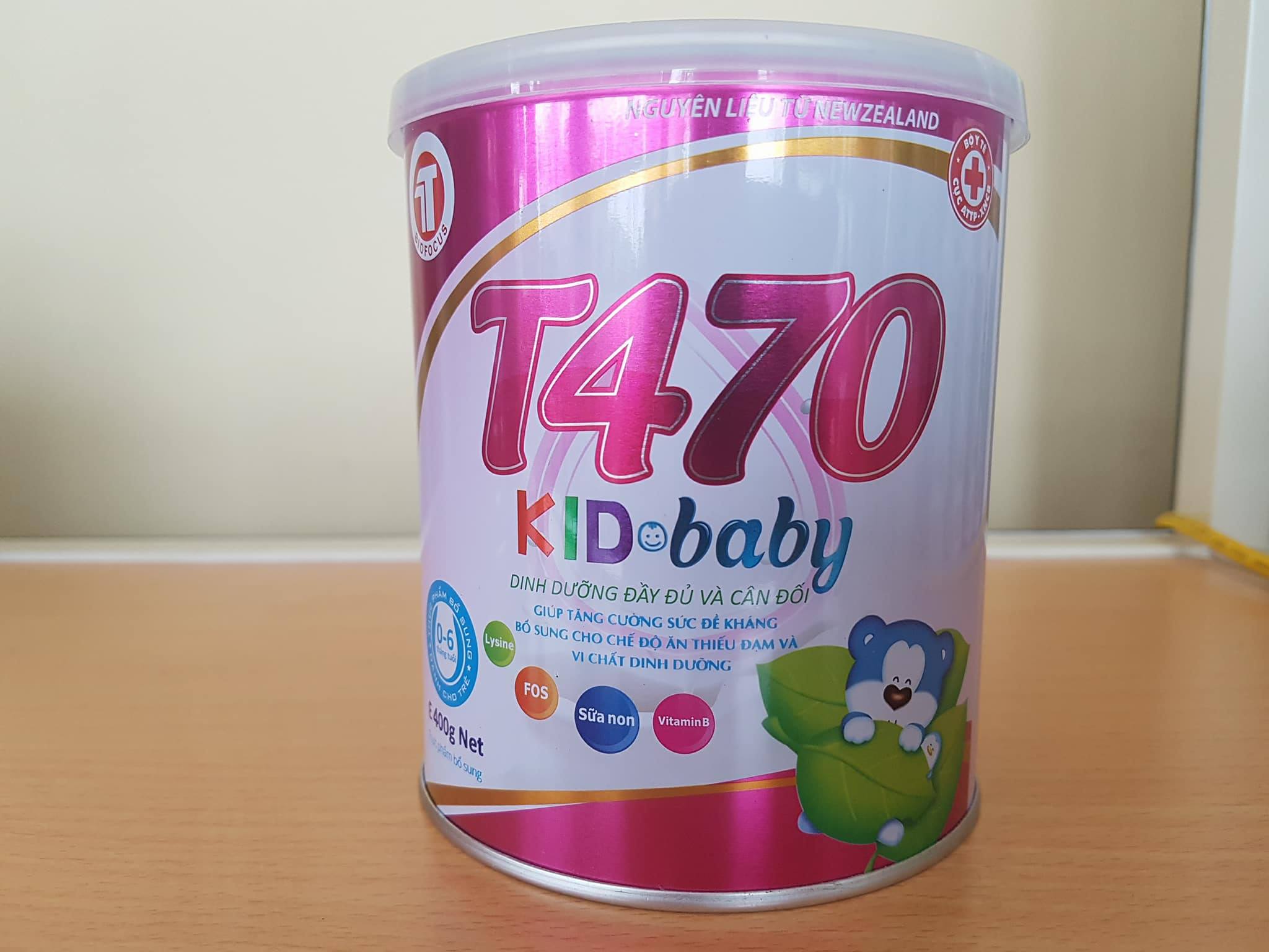 Sữa bột T470 Kid baby 400g dành cho trẻ từ 0 - 6 tháng