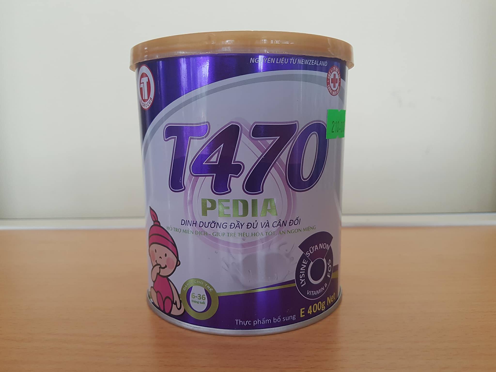 Sữa bột T470 Pedia 400g dành cho trẻ từ 6 - 36 tháng